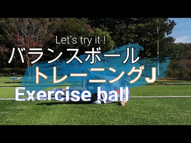 【バランスボール】トレーニングJ　exercise ball